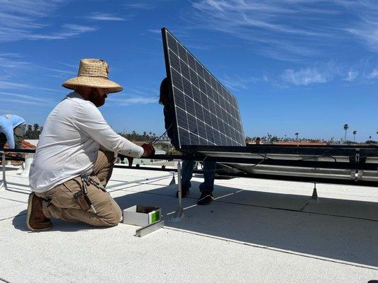 Coastal Solar at replacing solar panels