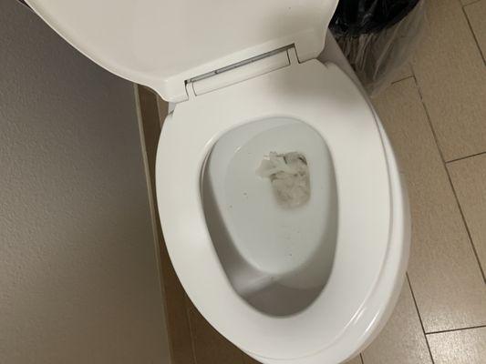 I guess the person before us forgot to flush?