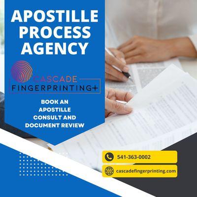 Need an apostille? We can handle that for you too!