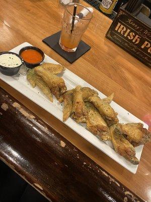 chicken wings with dry ranch rub