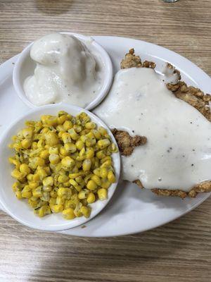 Chicken Fried Steak - half portion