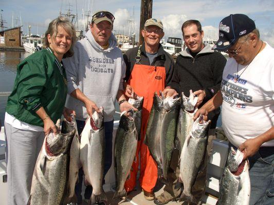 A good catch with some nice Chinooks