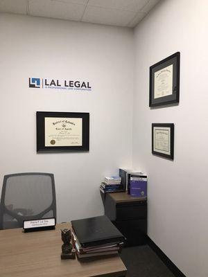 Lal Legal is licensed to practice in tax court and immigration courts.