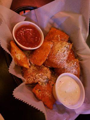 Fried ravioli