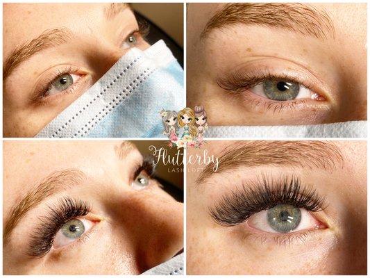 Hybrid lash extensions