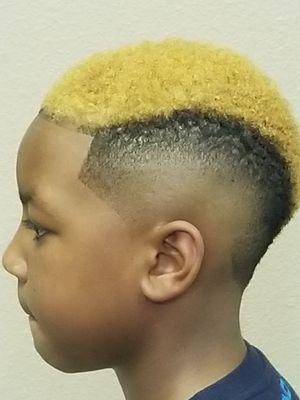 Burst fade Mohawk by Mr Bill