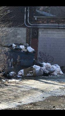 Unpaid trash bill for building for months