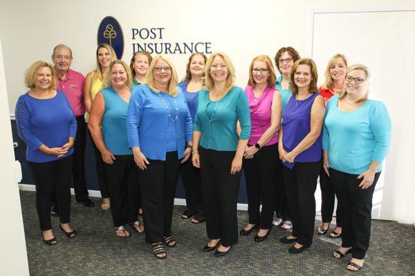 The friendly professionals at Post Insurance.