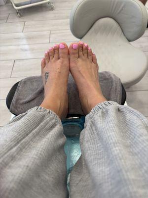 Much needed deluxe pedicure!