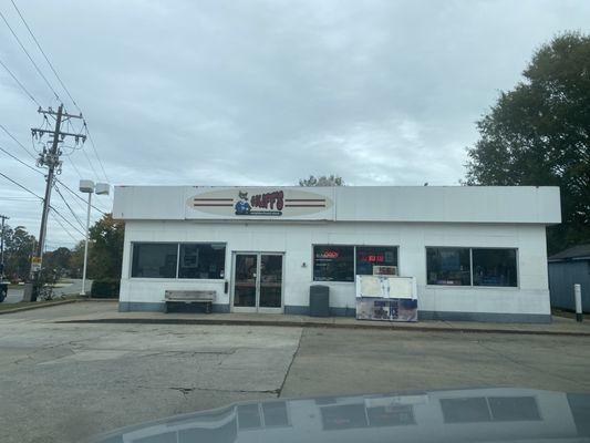 Exterior of convenience store