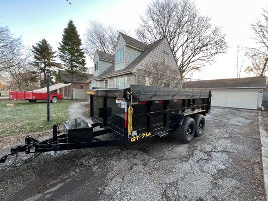 7x14 Dump Trailer 10,000lbs Capacity 
Rentals Available!