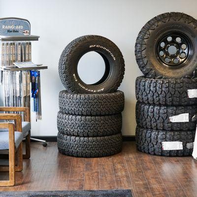 We do tires as well!!