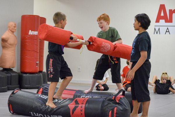 Sparring staff battle of the ages!