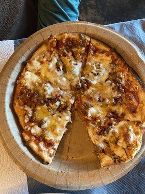 Bacon Cheeseburger Pizza