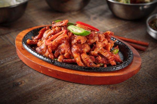 Spicy Chicken Feet with Bone