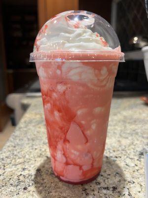 Strawberry milkshake