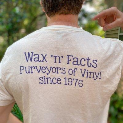 Wax n Facts t-shirt - back