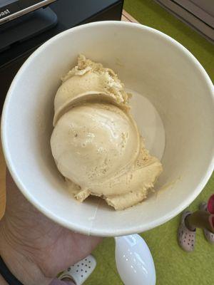 Kiddie Cup of Caramelized Banana Gelato