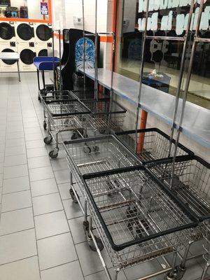 Many cart with different types