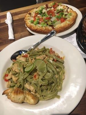 Delicious tequila chicken pasta