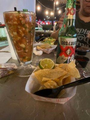 Happy hour ceviche!