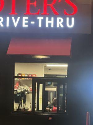 Drive through window