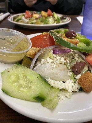 Greek salad for 1