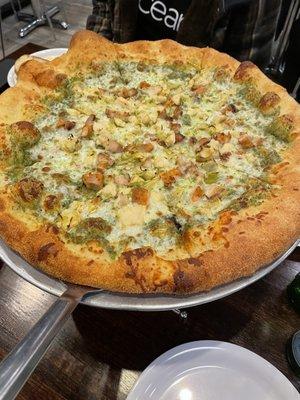 Pesto pizza