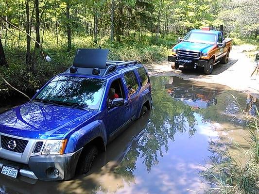 day stuck in the swamp pulled out by andy