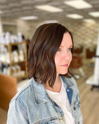 Amazing cut by our stylist Mallory Wehrung