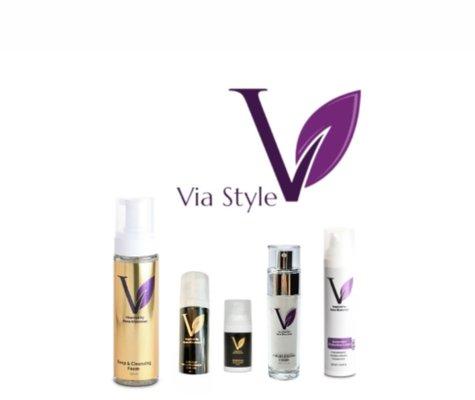 Via Style is a luxury skincare line with powerful acids that rejuvenate skin, reduce pigmentation, and boost collagen for a youthful glow.