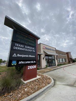 Dr. Lambert is now located inside of Texas Surgical Dermatology in spring Tx 77379.