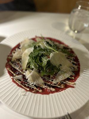 Beef carpaccio