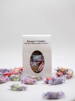 Old Fashioned salt water taffy made in house. Choose from a variety of flavors.