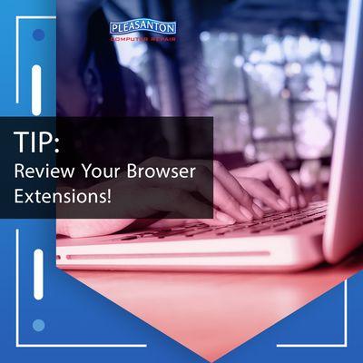 Reviewing your browser extensions can help a of with minimizing pop ups and browser redirects.