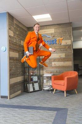 Our founder Tim Rettig goes above and beyond, literally.