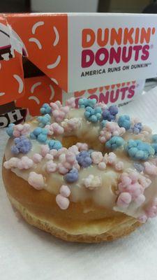 Cotton Candy Blast Doughnut