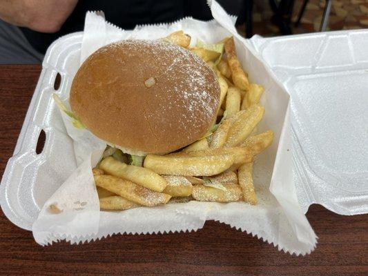 Big Cheeseburger w/fries