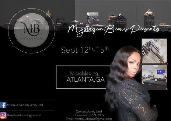 Sign up for our microblading class today !