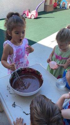 A cooking class