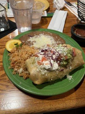 Pork Chimichanga