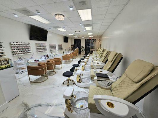 Relax in style at Nail It! Charleston! Perfect manicures, luxurious pedicures, trending designs, and a chic remodeled salon await you!