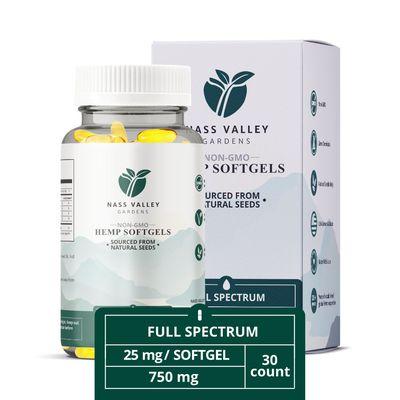 Full Spectrum Hemp Extract Soft Gels 750mg