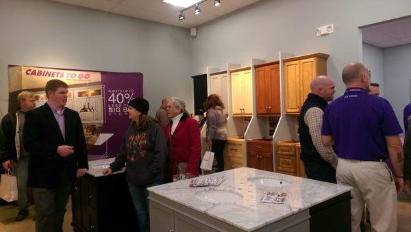 Happy visitors exploring our latest Tennessee Showroom