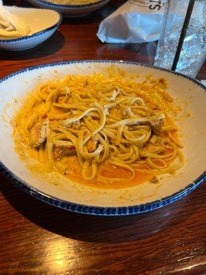 Cajun Chicken Linguini Alfredo