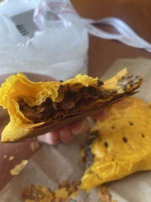 Jamaican Beef Patty-- THE LAYERS!!!