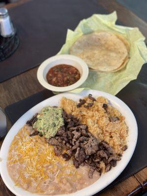 Carne Asada Plate