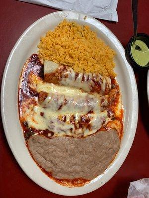 Enchiladas Rojas.