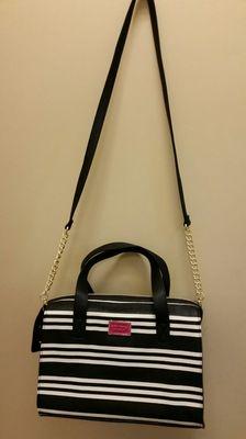 BETSEY JOHNSON Black & White Shoulder Bag to be raffled Monday, November 7th.