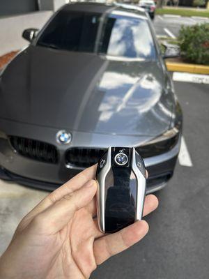 BMW screen smart key program for customer